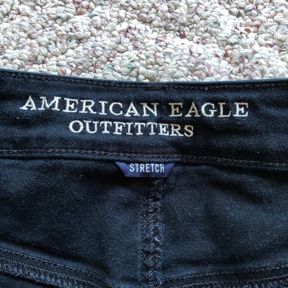 AMERICAN EAGLE Black Hi-Rise Festival Shorties 6 - Picture 7 of 8